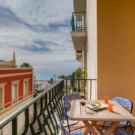 *paul Aloe* Vue Mer * 2 Chambres *tres Confortable Nice